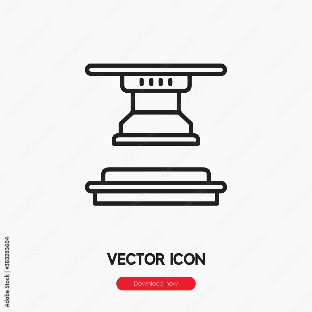 press machine icon vector sign symbol press machine icon vector sign symbol