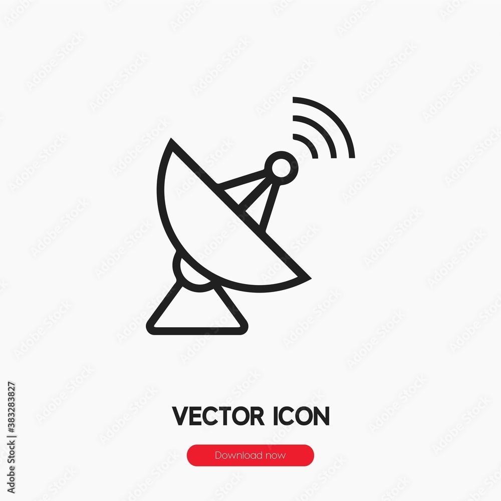 satellite dish icon vector sign symbol satellite dish icon vector sign symbol