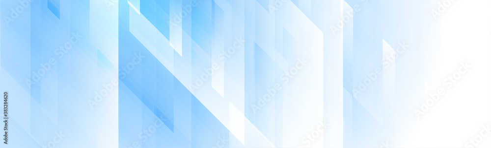 White and blue shiny geometric tech abstract banner. Futuristic vector background White and blue shiny geometric tech abstract banner. Futuristic vector background