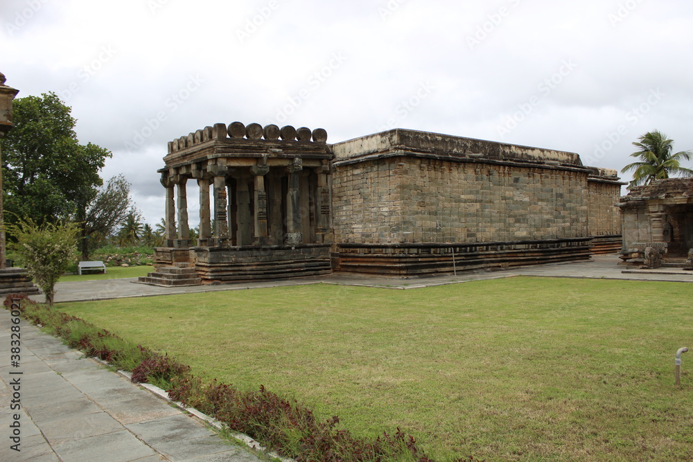 ancient temple in archaeological site country