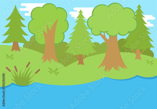 Illustration of the Landscape of Forest