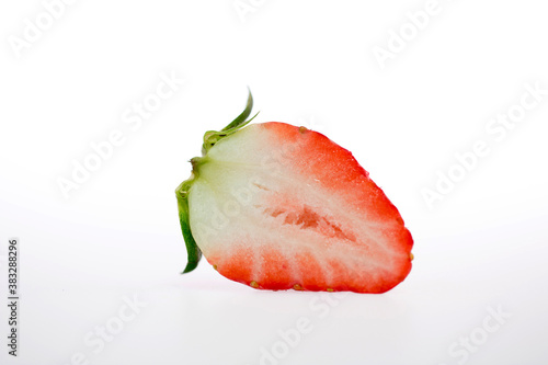 fresh and delicious strawberry isolated on white background 