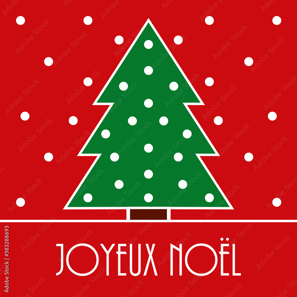 Joyeux Noël. Carte sapin de noël sous la neige. Illustration festive vectorielle. Joyeux Noël. Carte sapin de noël sous la neige. Illustration festive vectorielle.