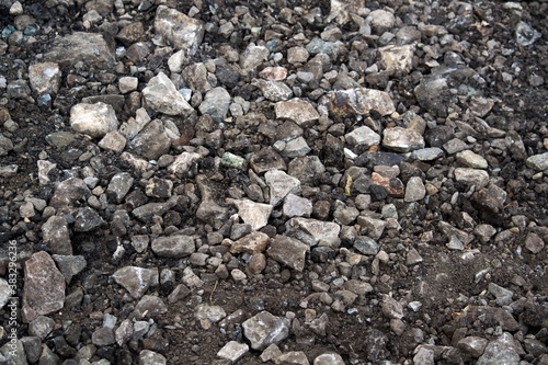 Stones close-up. Background for design and presentations.