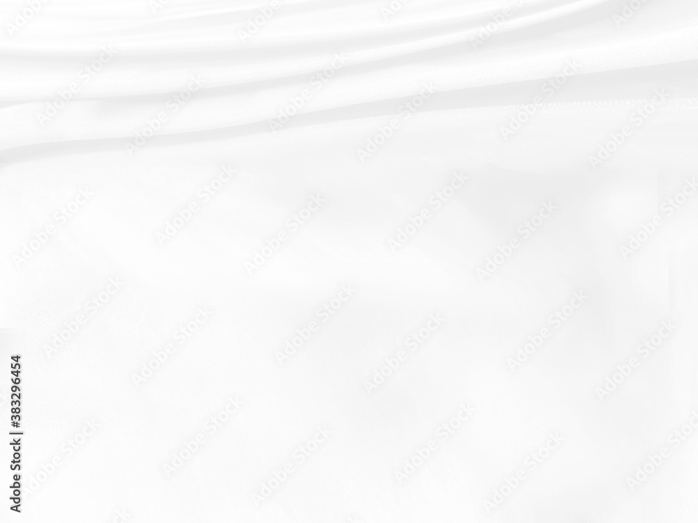 Obraz premium White cloth background abstract with soft waves.