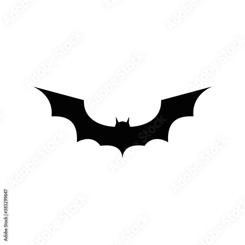 Bat clip art  it can be used as element of logo  icon etc