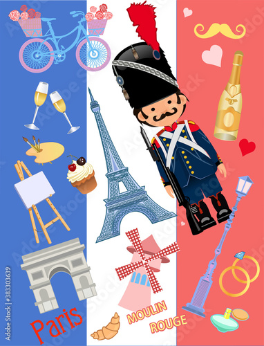 illustration  of Paris