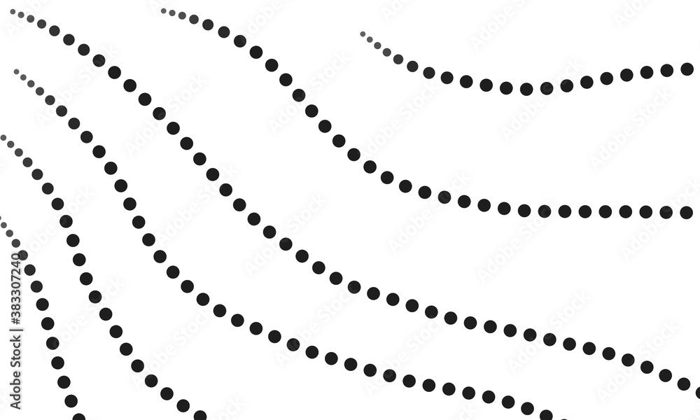 wavy dotted lines background.