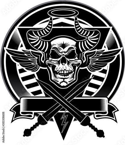 Skull and Gladius