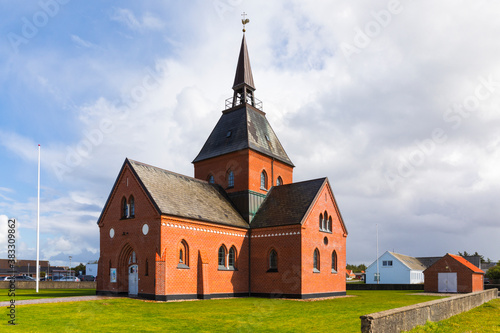 Church from 1902 at Nørre Vorupør, Thy, Denmark