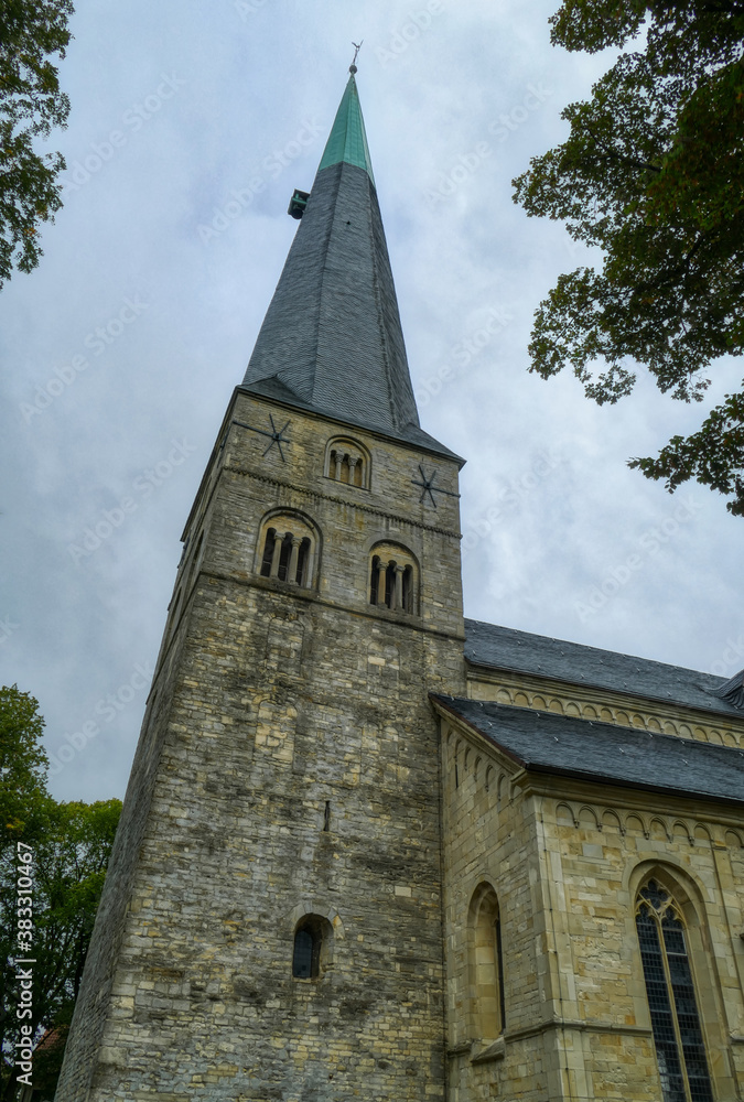 Historischer Kirchturm in Billerbeck