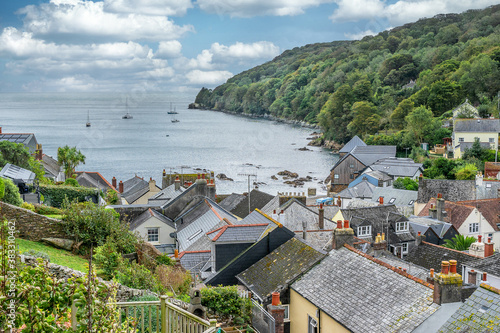 Cawsand on the Rame Peninsula in Cornwall UK photo