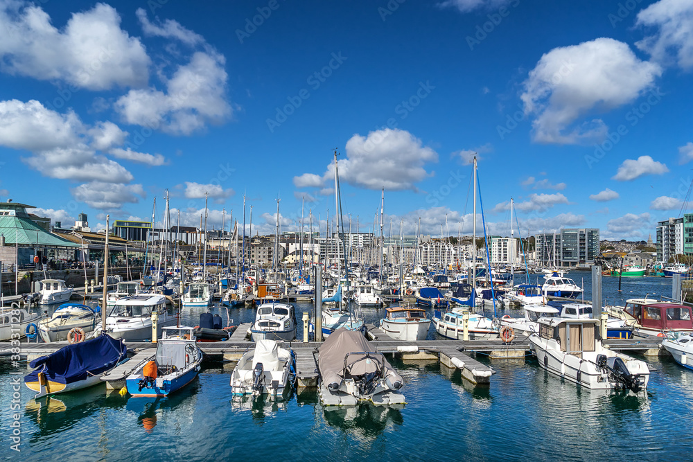 The Barbican Marina on Sutton Harbour