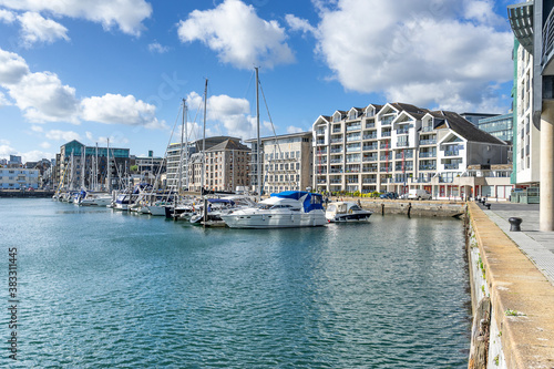 Sutton Harbour in Plymouth England photo