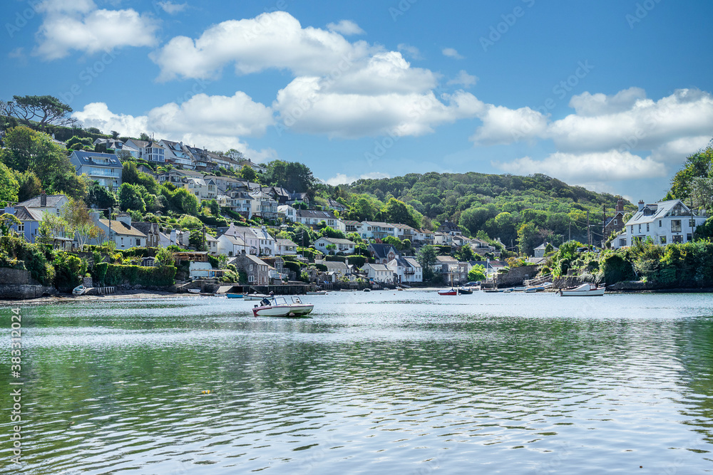 Noss Mayo on the river yealm in Devon England
