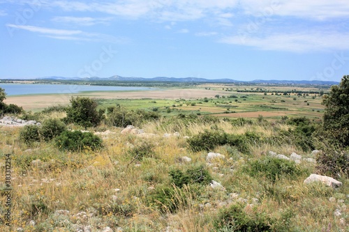 surroundings of Lake Vrana  near Zadar  Croatia