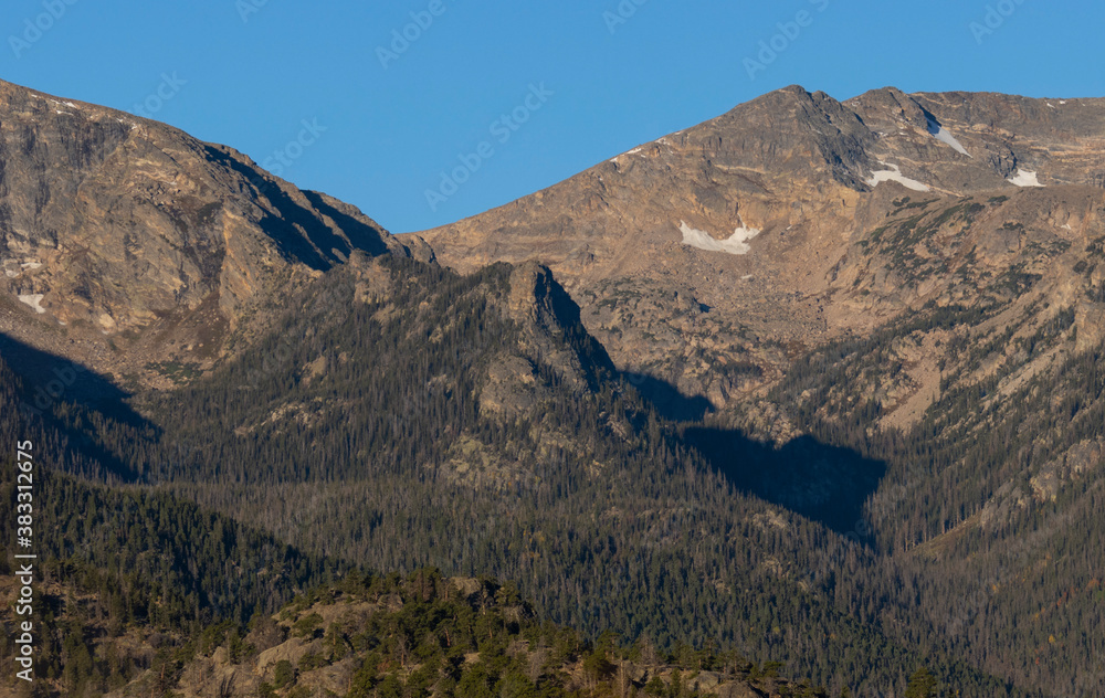 Sunrise on Longs Peak Colorado