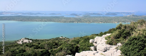 horizon, viewpoint Kamenjak, Lake Vrana, near Zadar, Croatia