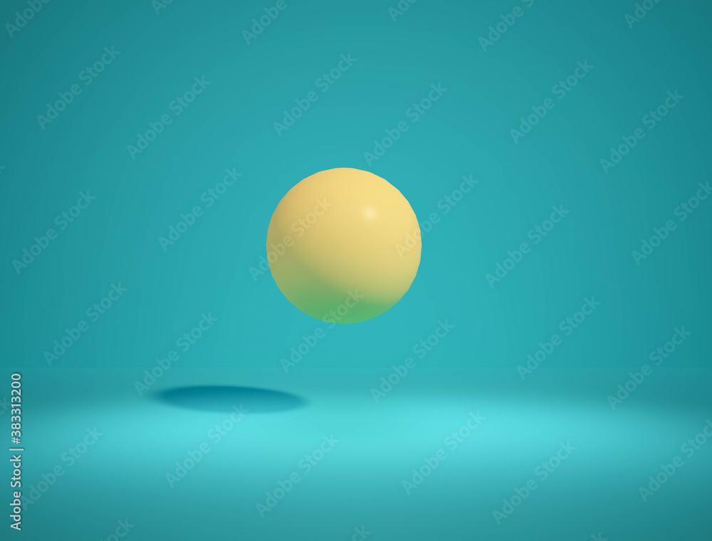 3d render of a ball