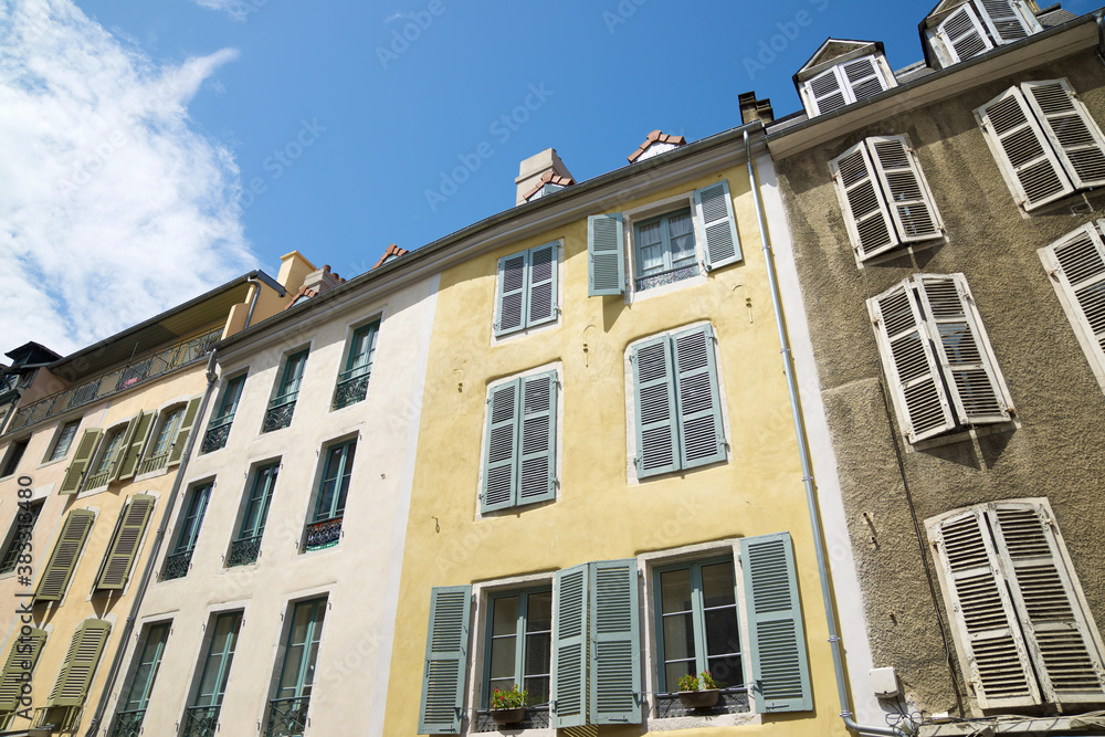 Buildings in Pau city