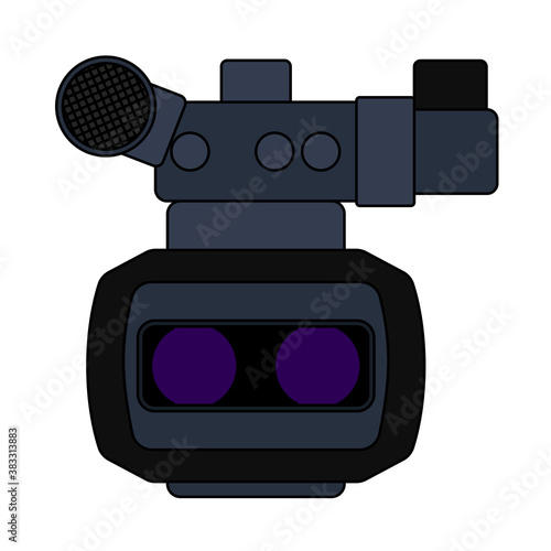 3d Movie Camera Icon