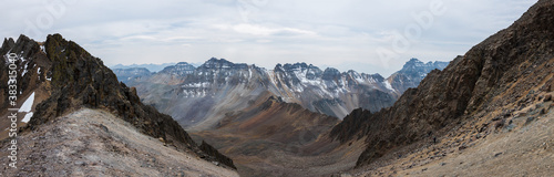 Panorama of the Telluride mountains from Mt Sneffels trail © Charles Baden