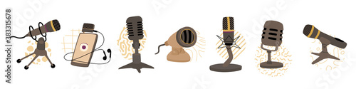 Seven Microphones Set