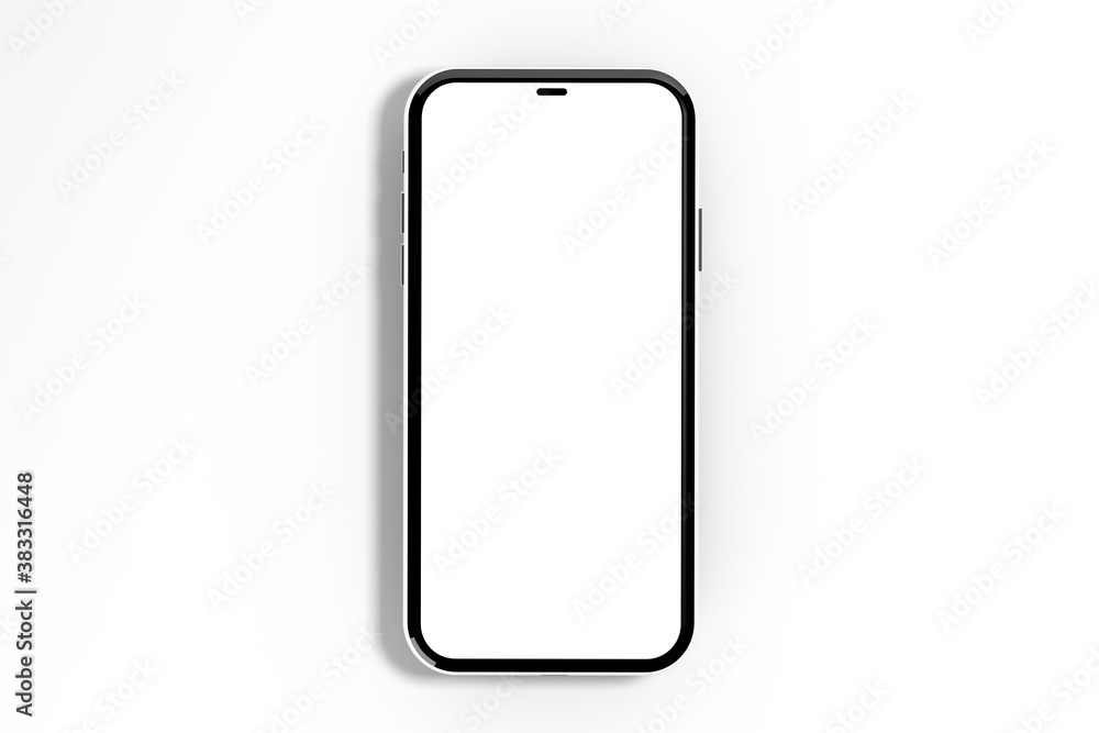 Mobile mockup on blue background Mobile mockup on blue background