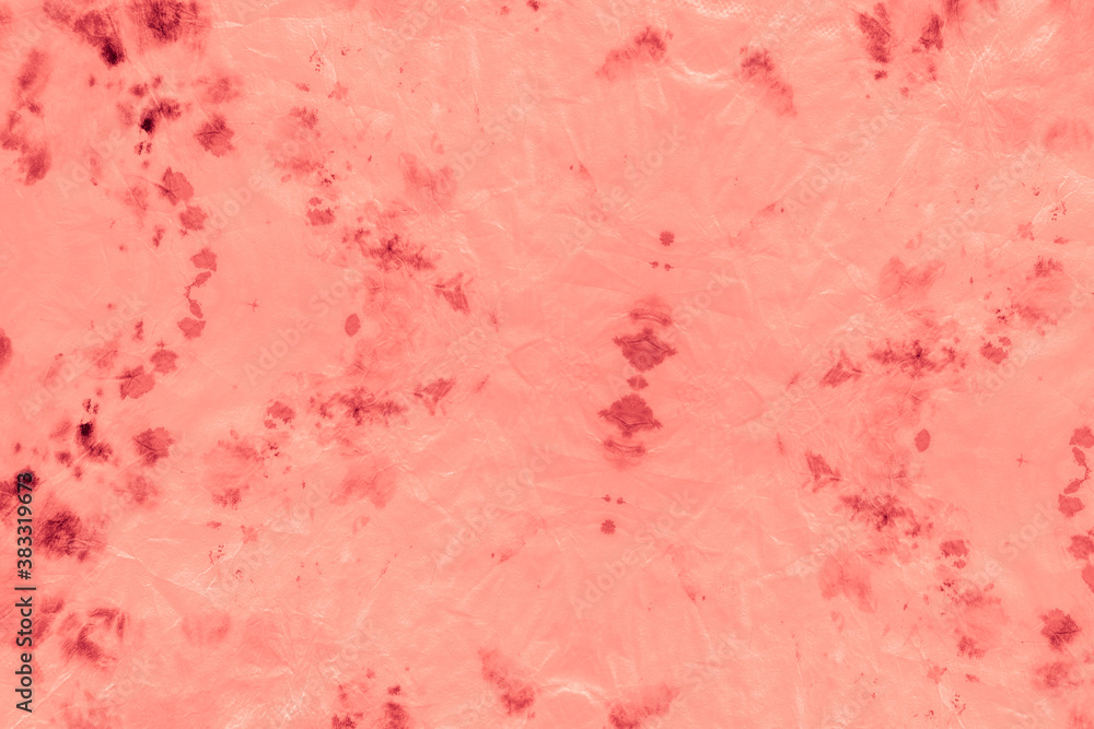 Living Coral Batik Shibori Texture. Abstract Living Coral Batik Shibori Texture. Abstract