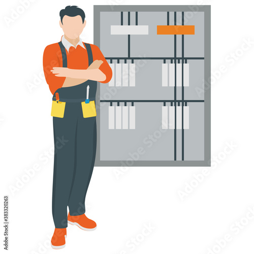 
Electrical technician for electricity maintenance 
