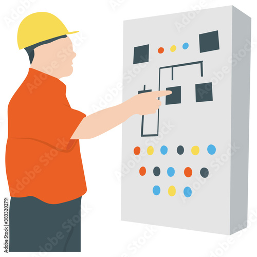 
Electrical technician for electricity maintenance 
