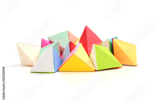 Colorful modular origami