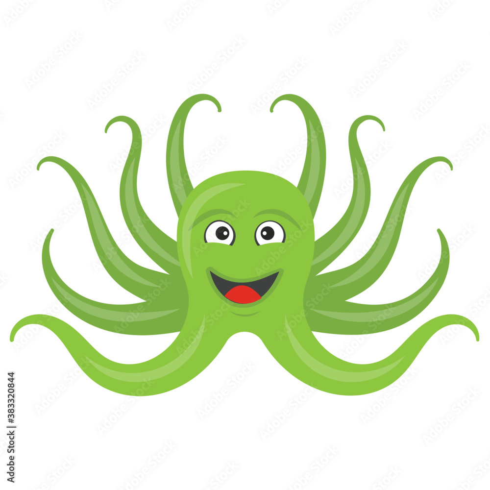 A naughty octopus with cute smile
A naughty octopus with cute smile