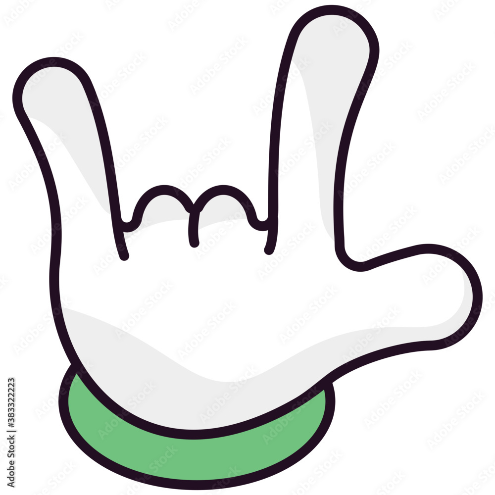 Love symbol, hand gesture icon
Love symbol, hand gesture icon