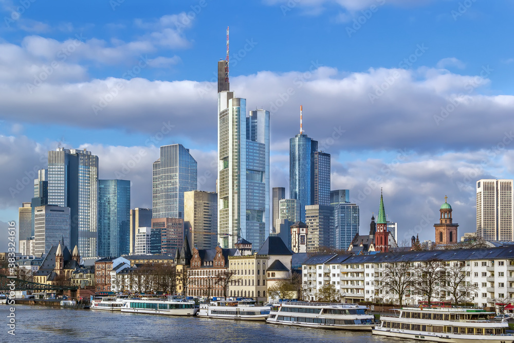View of Frankfurt am Main, Germany