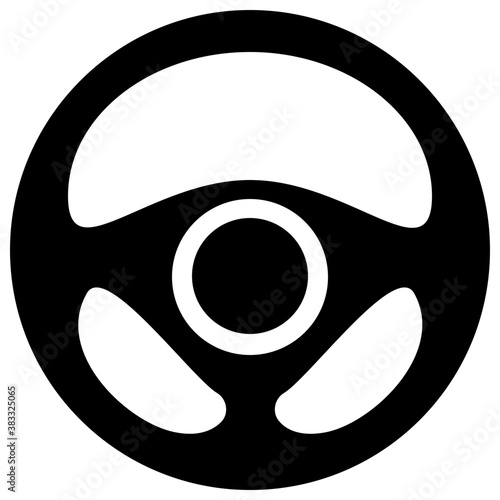 
Car controller steering wheel icon
