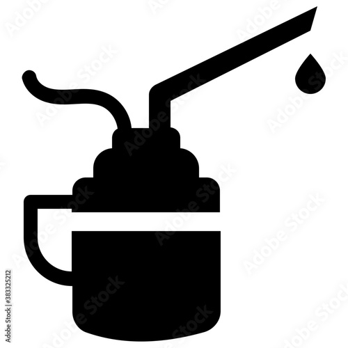 
Two sider pipes in can, pump oiler
