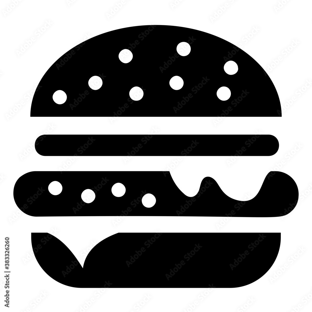 Fast food burger with a steak patti
Fast food burger with a steak patti