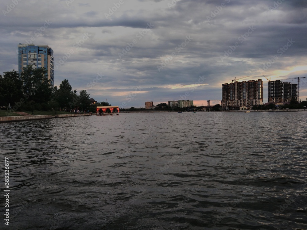 Obraz premium city skyline