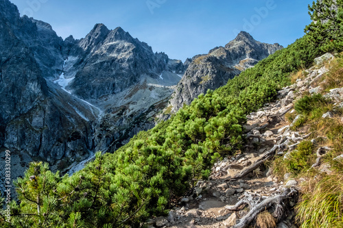 Green tarn valley, High Tatras mountains, Slovakia © vrabelpeter1