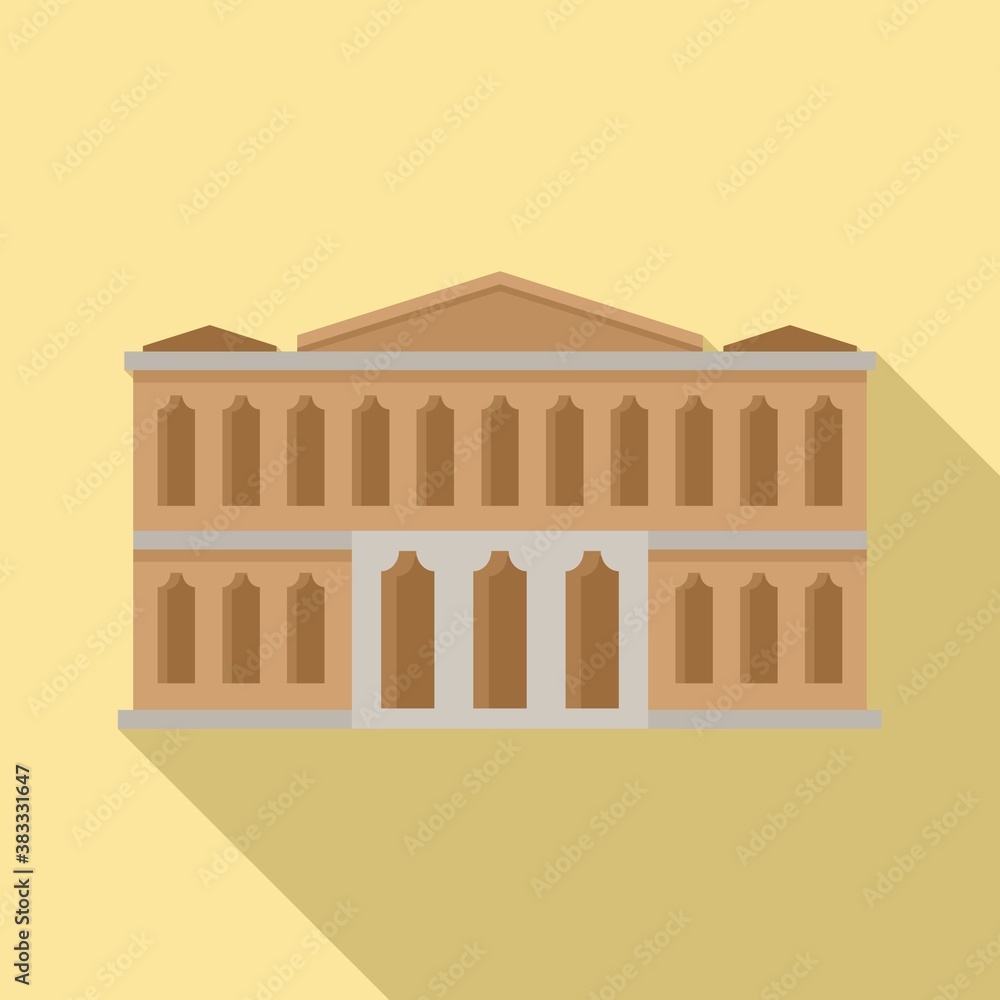 Fototapeta premium Ballet theater icon. Flat illustration of ballet theater vector icon for web design