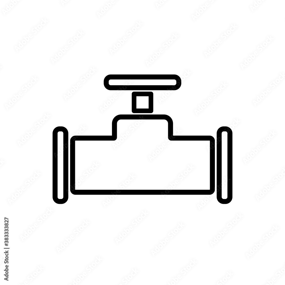 Tap icon, flat design style Tap icon, flat design style