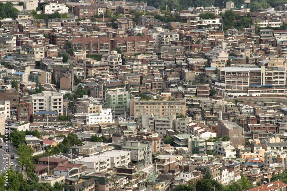 seoul: density of houses