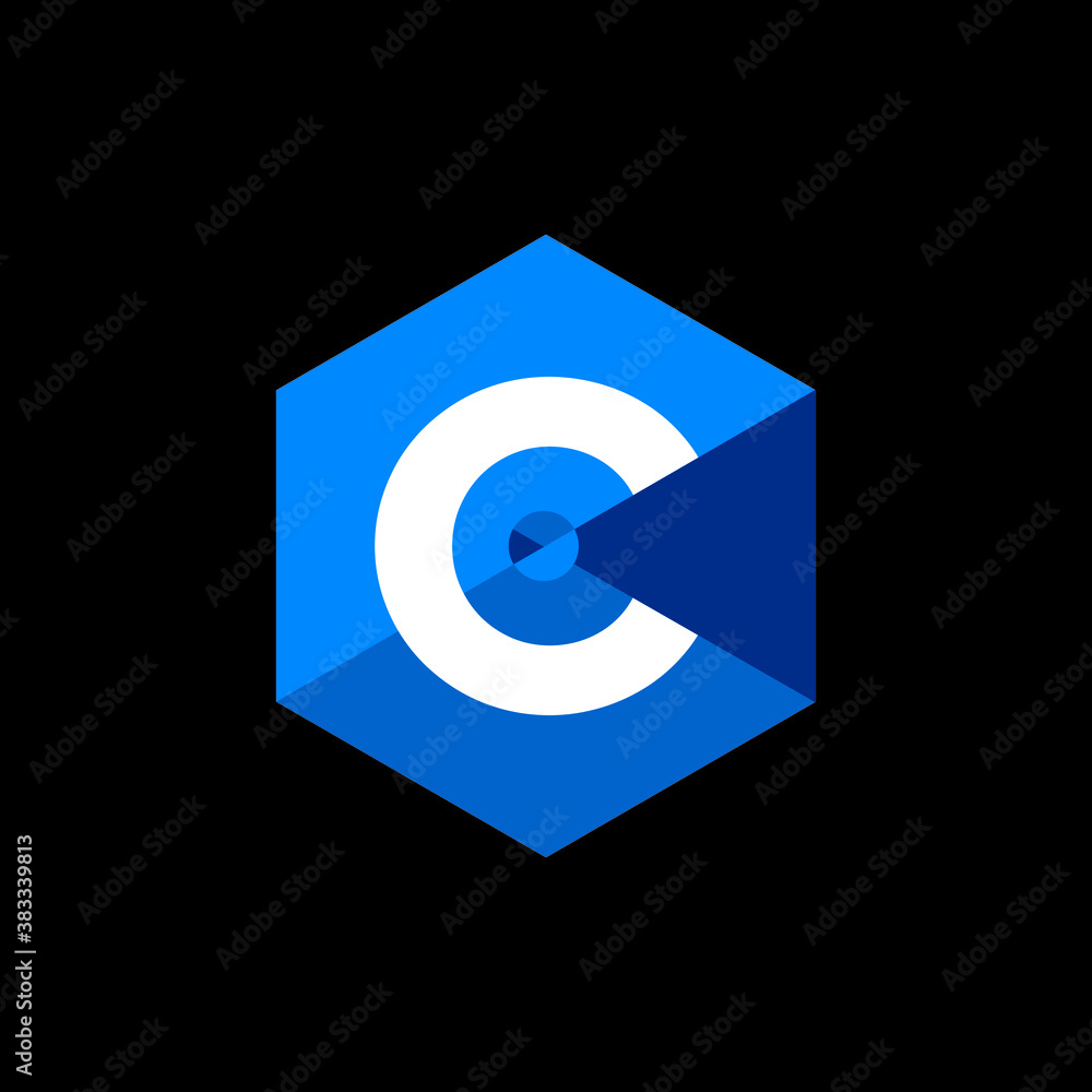 Alphabetic Letter Logo C. Alphabetic Letter Logo C.