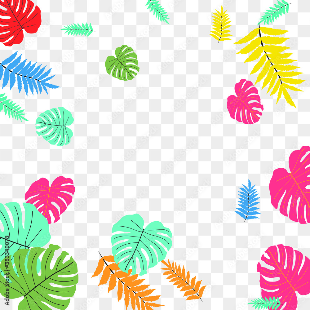 Fototapeta premium Tropical pattern.
