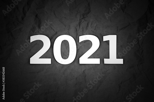 New Year 2021 Creative Design Concept - 3D Rendered Image 