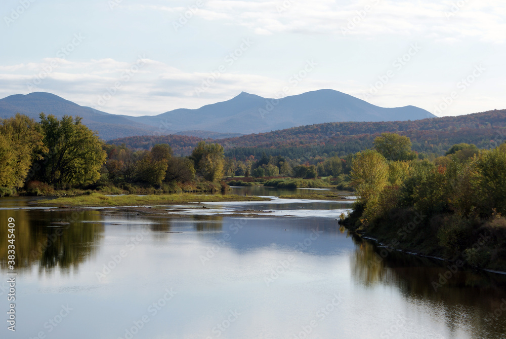 Jay Peak and the Missisquoi River