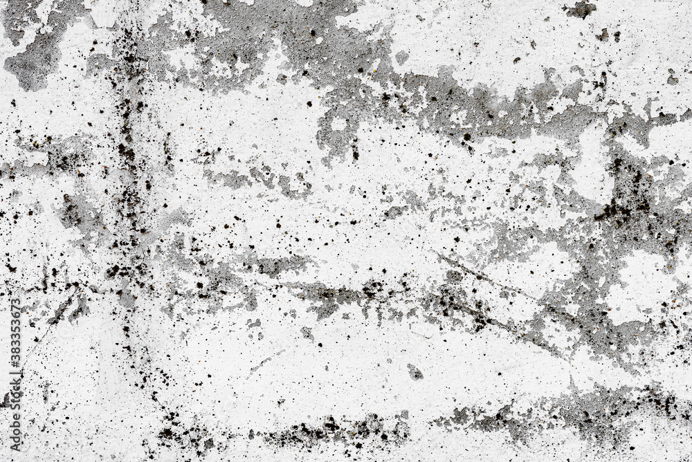 Obraz premium Texture of a concrete wall with cracks and scratches which can be used as a background