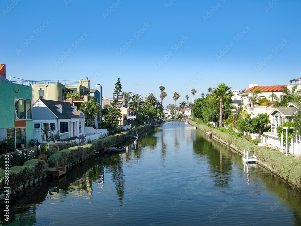 houses on the venice beach canal, California houses on the venice beach canal, California