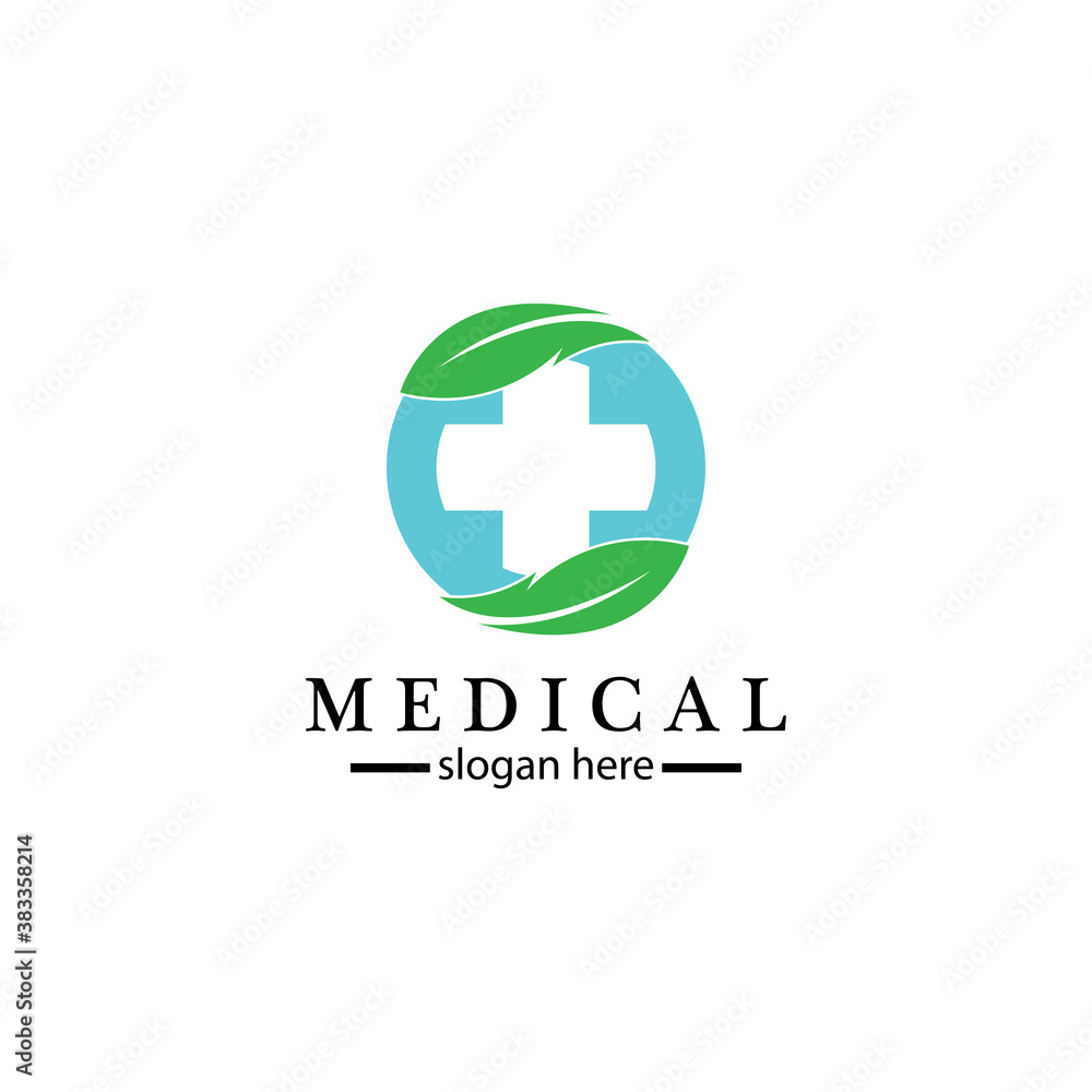 Medical cross and herbal leaf. medicine pharmacy logo. medical health symbol. herbal health care logo. nature logo. Medical cross and herbal leaf. medicine pharmacy logo. medical health symbol. herbal health care logo. nature logo.